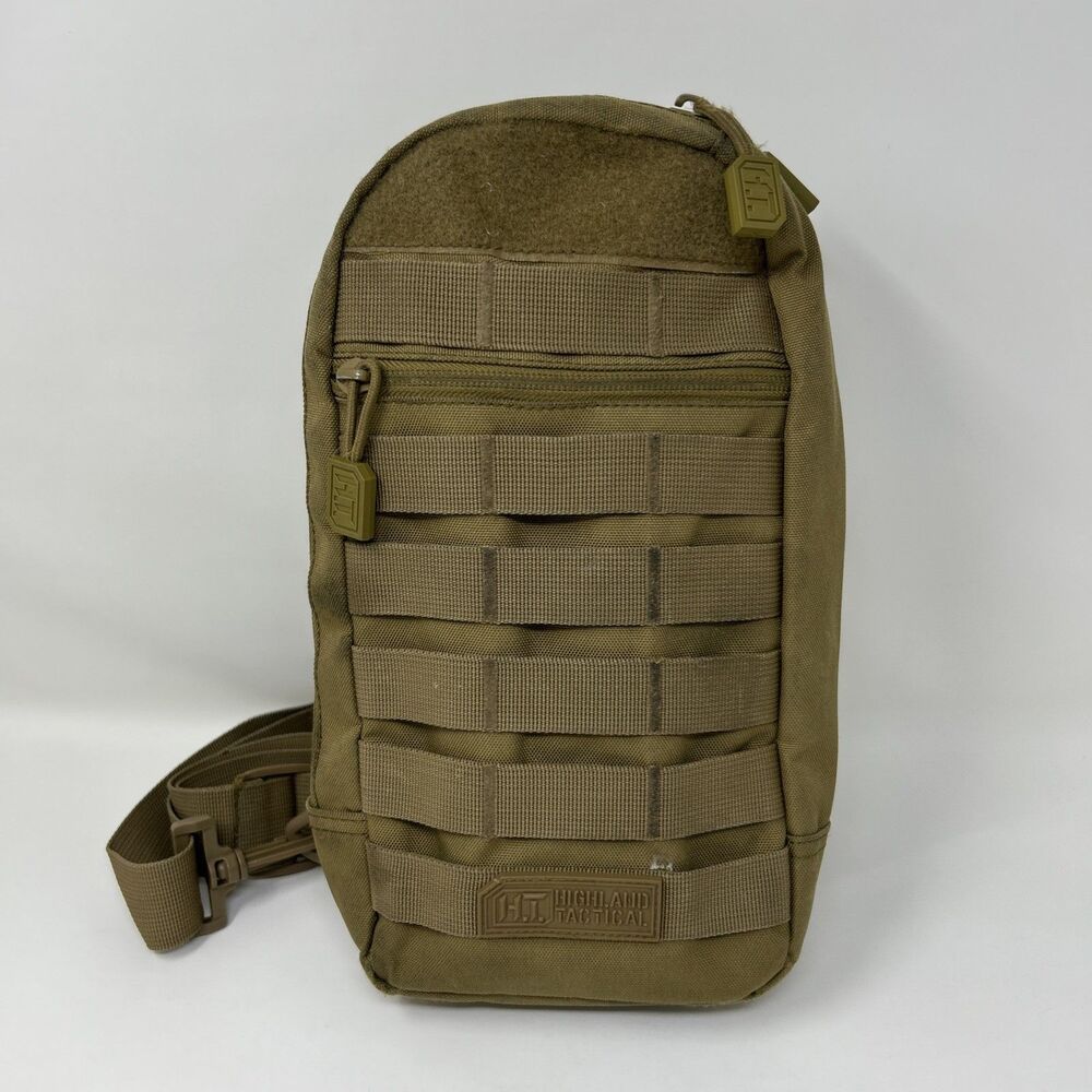 Highland Tactical Expo Sling Bag Rucksack Back Day Hike Pack Concealed Carry